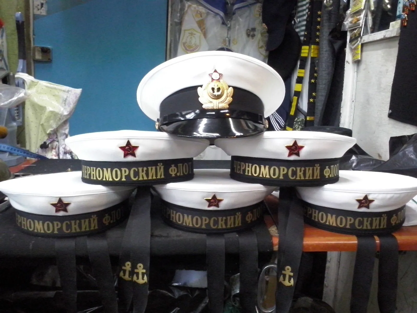 Бескозырка ВОВ белая — ручной пошив, севастопольская фуражечная мастерская — фото 2