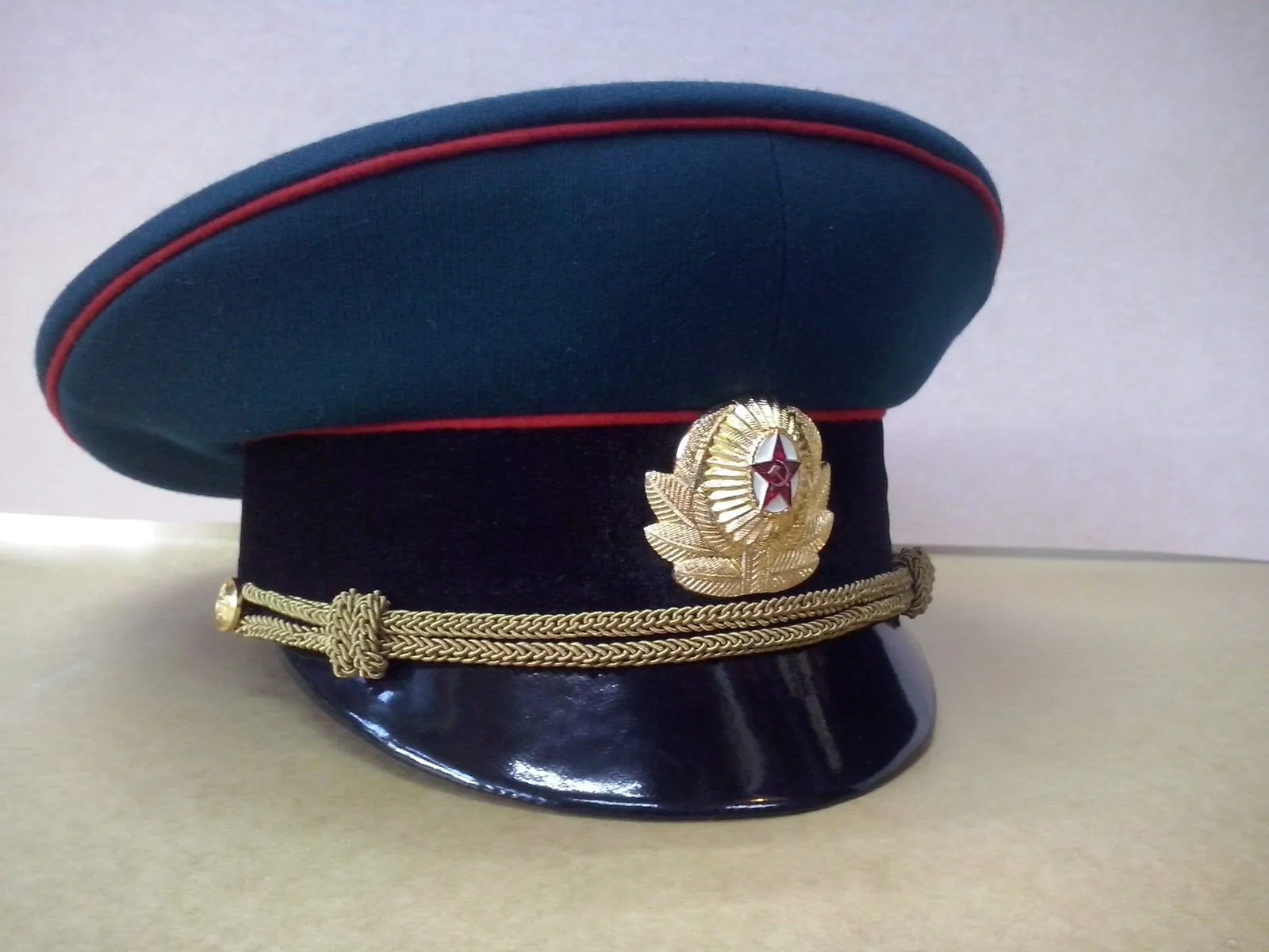 Фуражка артиллерии парадная СССР — ручной пошив, севастопольская фуражечная мастерская — фото 2