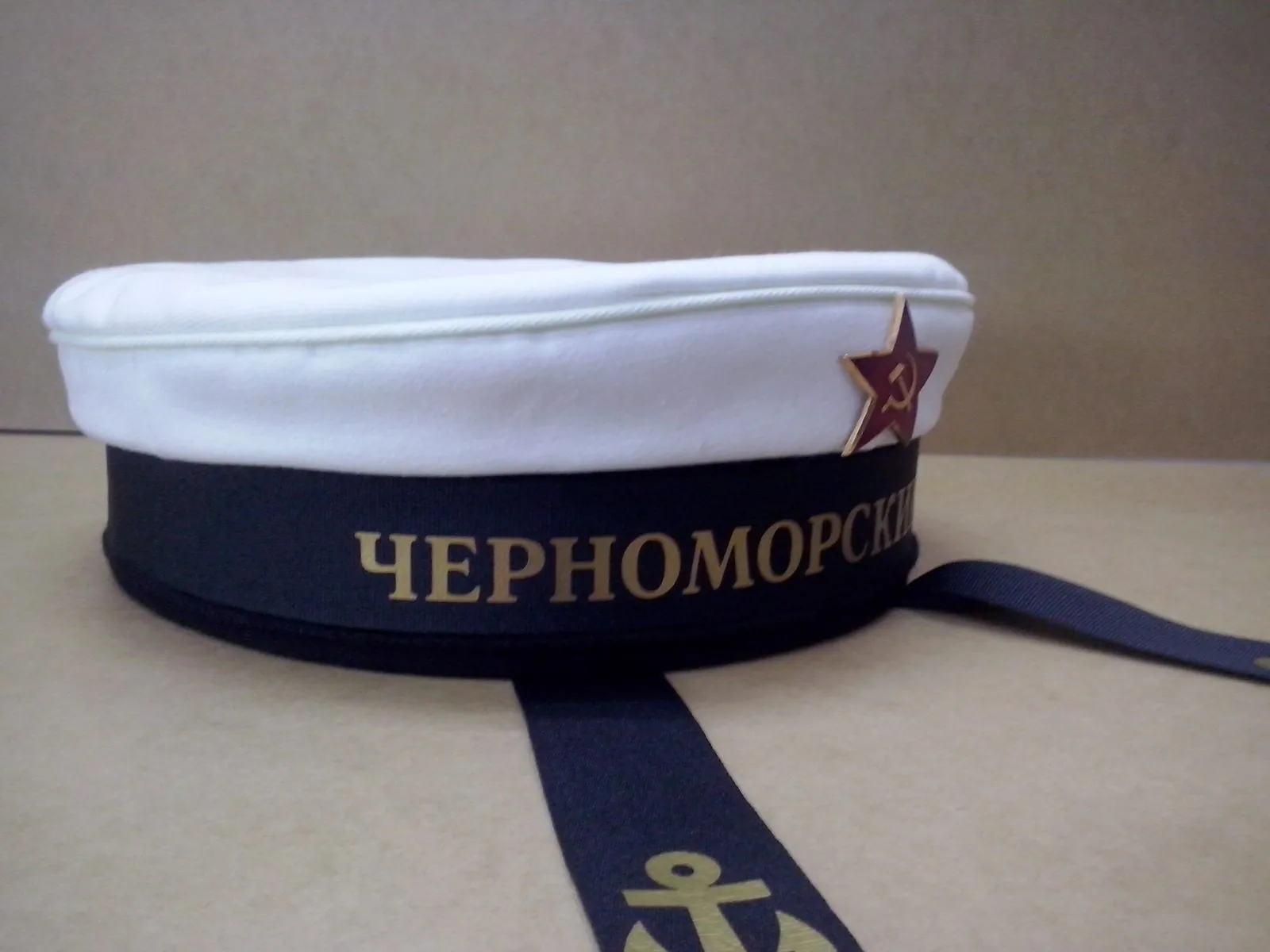 Бескозырка белая ВОВ — ручной пошив, севастопольская фуражечная мастерская — фото 2