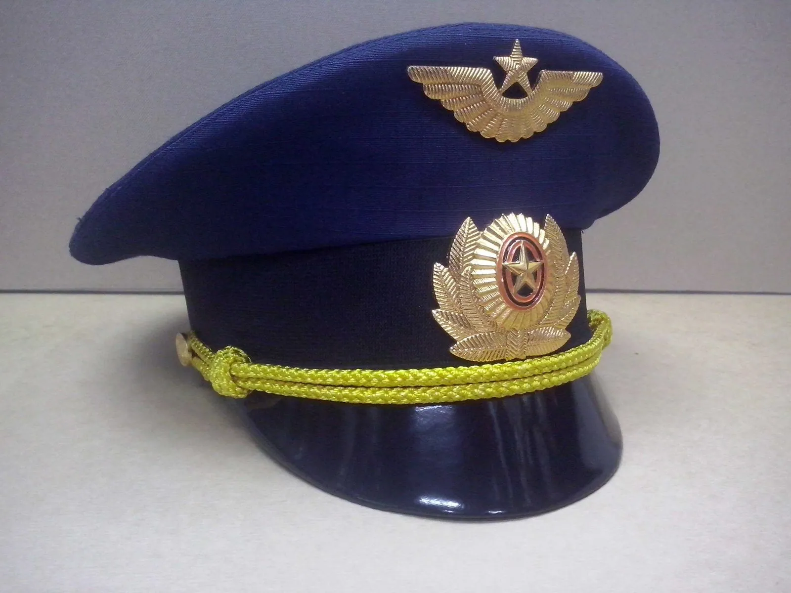 Фуражка офисная ВВС синяя — ручной пошив, Севастополь