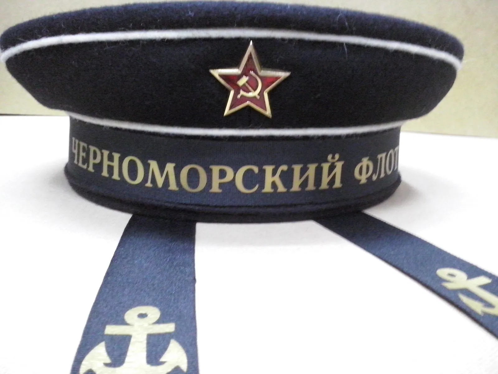 Бескозырка ВОВ чёрная — ручной пошив, Севастополь