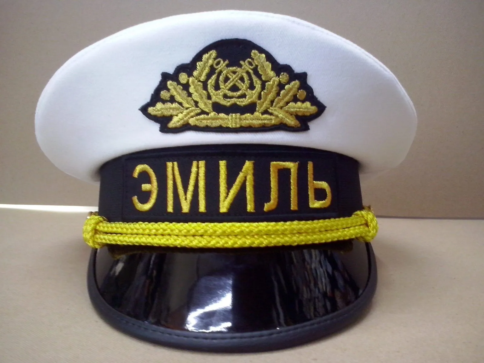 Капитанка именная с надписью на заказ — ручной пошив, Севастополь