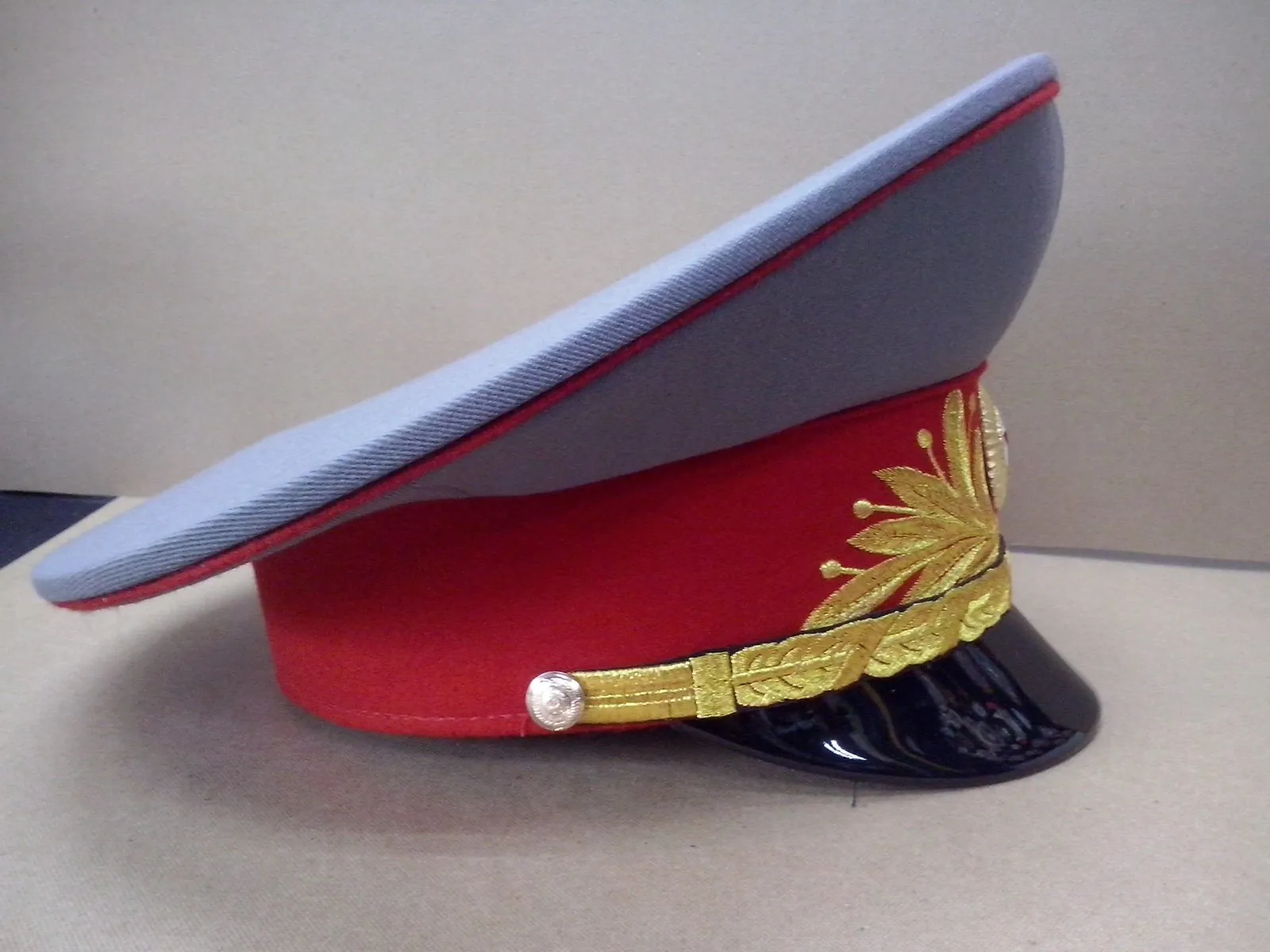 Фуражка парадно-выходная генеральская, серая — ручной пошив, севастопольская фуражечная мастерская — фото 2