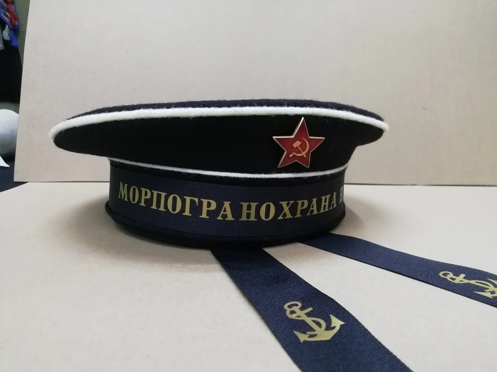 Бескозырка ВОВ «балтийка» — ручной пошив, севастопольская фуражечная мастерская — фото 4