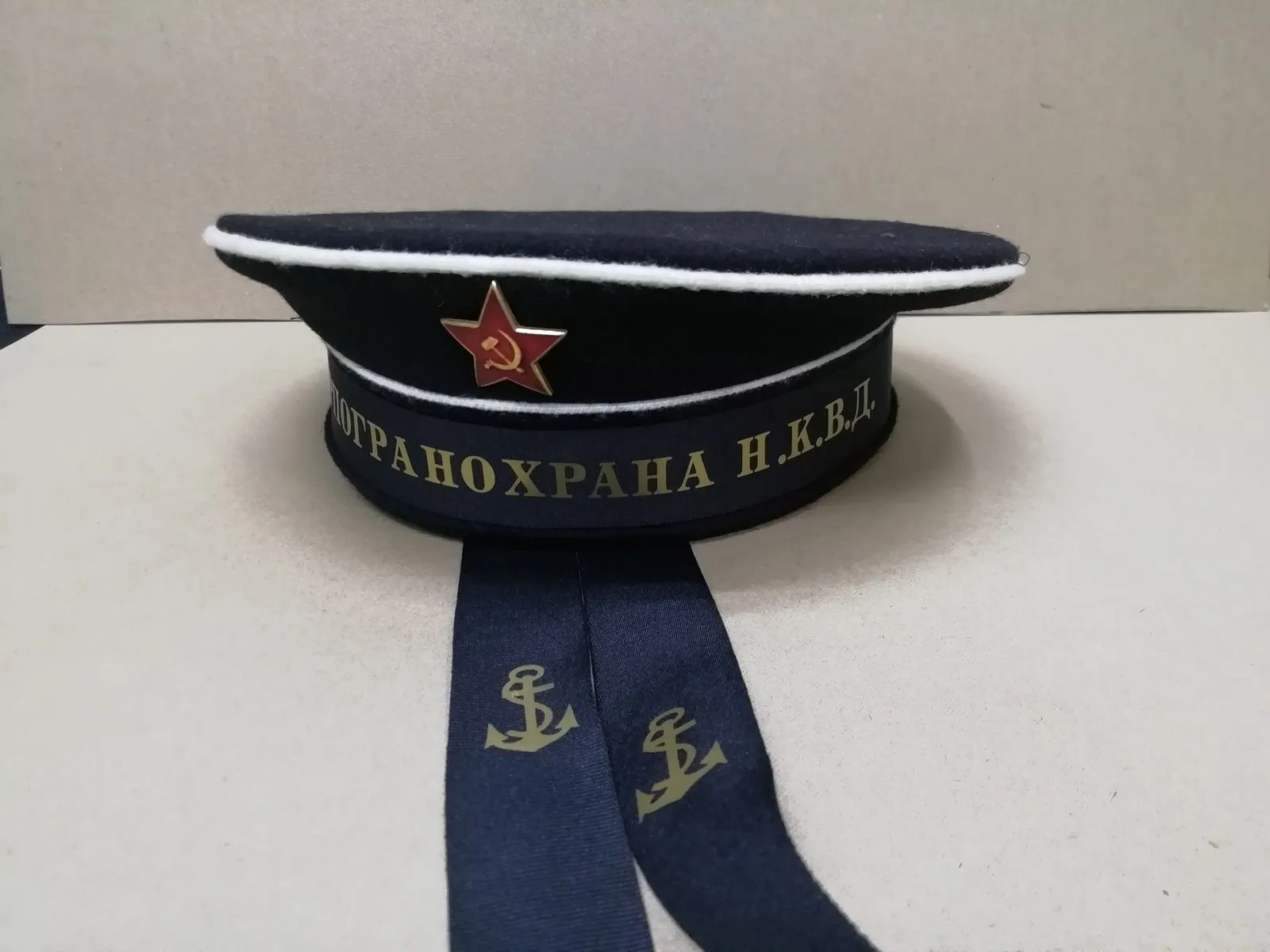 Бескозырка ВОВ «балтийка» — ручной пошив, севастопольская фуражечная мастерская — фото 3
