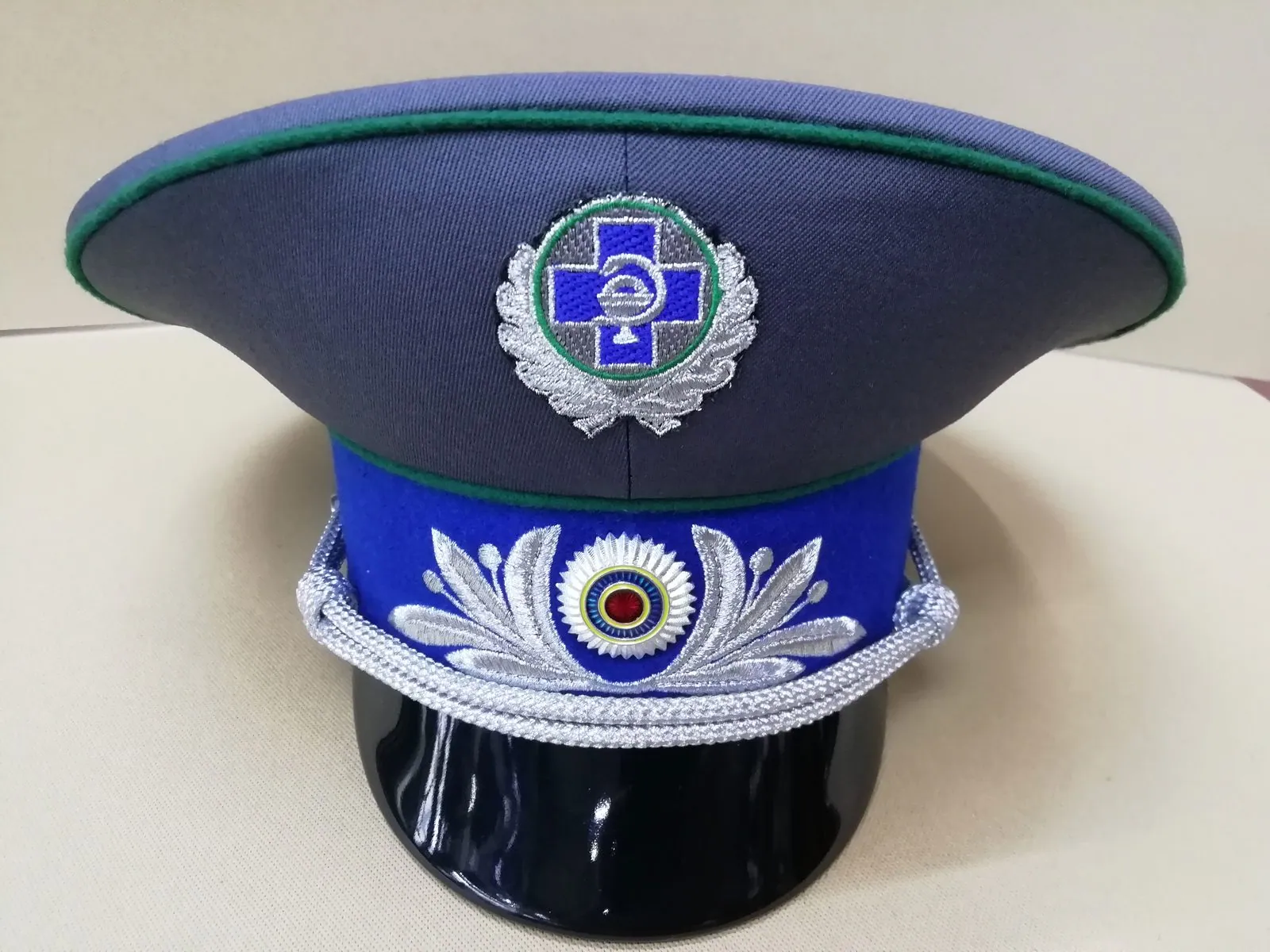 Фуражка генеральская ветеринарной службы — ручной пошив, Севастополь